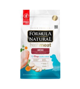Ração Fórmula Natural Fresh Meat Cães Adultos Médio Frango
